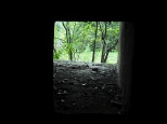 Bogosawie. Fort XIII Twierdzy Modlin. Widok z okna strzelniczego.