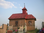 Grka Pabianicka. Drewniana kaplica cmentarna z XIX w