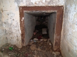 Wnętrze bunkra w Gościeradowie
