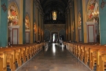 Wnętrze kościoła - Mogiła
