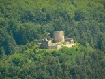 Ruiny zamku w Rytrze z Kordowca.