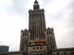 Górna część Pałacu Kultury i Nauki w Warszawie