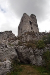 ruiny zamku z XIV w. w Mirowie