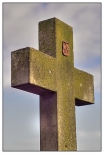 Kucharki - krzyż nagrobny z początków XX wieku, cmentarz parafialny