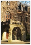 Sobótka - Pałac von Stieglerów, główne wejście z frontowego ganku