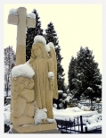 zimowy cmentarz