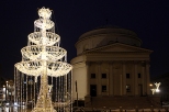 Warszawa - świąteczne dekoracje na Placu Trzech Krzyży
