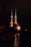 Katedra Wrocawska noc