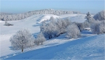 Zimowy krajobraz Suwalszczyzny.