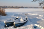 Zima na jeziorze Serwy...