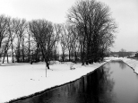 rzeka Krzna zimą