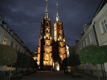 Katedra w. Jana Chrzciciela we Wrocawiu pl.Katedralny - noc