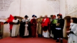 Aktorzy Tykociskiego Teatru Amatorskiego opowiadajcy histori wita Purim w  spektaklu PURIMSZPIL  ktry odby si w Wielkiej Synagodze w dniu 24.02.2013