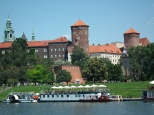 widok oglny na zamek na Wawelu