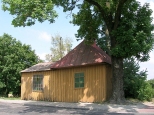 Kaplica drewniana w Biaej z lat 70 XX w.