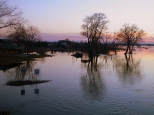 Wiosenne rozlewiska Biebrzy....zalana plaa w Gonidzu....