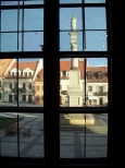 Sandomierz, widok z okna ratusza.