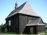 Kossów, drewniany kościół MB Częstochowskiej z 1765 r.