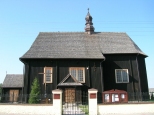 Drewniany kościół MB Częstochowskiej w Kossowie.