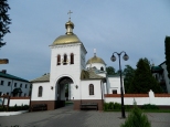 Jabeczna. Dzwonnica - brama z poowy XIX w. na terenie prawosawnego zespou klasztornego.