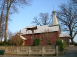 Drewniana cerkiew Narodzenia NMP w Sanoczku.