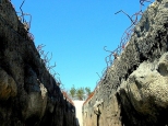 Milczcy korytarz w obozie zagady w Becu