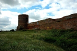 Mur obwodowy zamku Kazimierza Wielkiego  w Kole