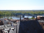 Widok z wieży Ratusza Staromiejskiego. Toruń