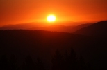 Wschód słońca - widok z Hali Rycerzowej