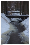 Lipa - rzeka Złodziejka zimą