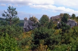 Jura w okolicach Mirowa-ostace skalne.
