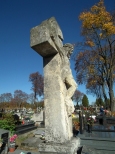 Krzyż na cmentarzu w Wilkołazie
