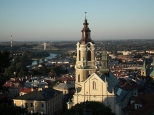 widok z zamku Kazimierzowskiego na Archikatedrę p.w.Wniebowzięcia NMP i św.Jana Chrzciciela w Przemyślu