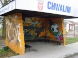 Graffiti powicone aktorowi Maciejowi Kozowskiemu