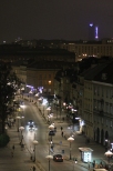 Krakowskie Przedmiecie wieczorem