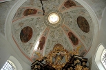 Iluzoryczna kopuła w kaplicy klasztornej w Świętej Annie