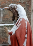 Figura Chrystusa z podwrka przy ul. E. Plater