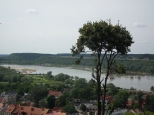 widok z Gry Trzech Krzyy na Kazimierz Dolny