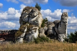 Ostaniec skalny w okolicy zamku w Olsztynie kCzęstochowy