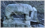 starożytna rzeźba kultowa- oryginał