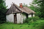 Stara chata z okolic Urszulina. Poleski Park Narodowy