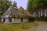 Stara chata z Woli Dużej koło Biłgoraja