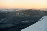 Babia Góra - widok w kierunku północno - wschodnim