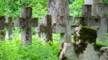 Lubycza - Kniazie - zapomniany cmentarz obok ruin cerkwi