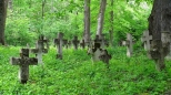Lubycza - Kniazie - zapomniany cmentarz obok ruin cerkwi