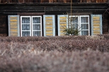 Żuławki - drewniany dom mieszkalny