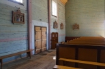 Drewniany kościół z Wysokienic. Skansen w Maurzycach