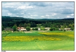 Guciw - panorama wsi widziana od strony grodziska