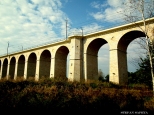 most kolejowy w Bolesawcu nad rzek Bbr