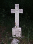 Pamiątkowy Krzyż na miejscu bitwy z tatarami.